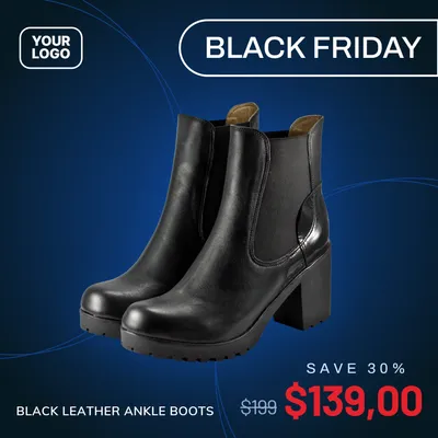 Fashion Boot Single-Image Transparent