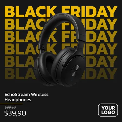 Tech Black Friday Single-Image Sale Ad