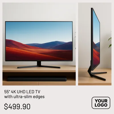 Tech & Home Multi-Image Horizontal Display