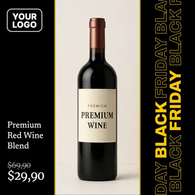 Food Black Friday Single-Image Vertical Ad