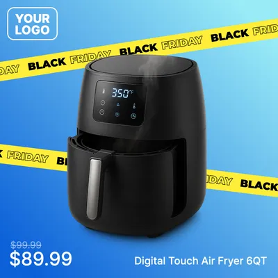 Tech Black Friday Single-Image Sale Promo
