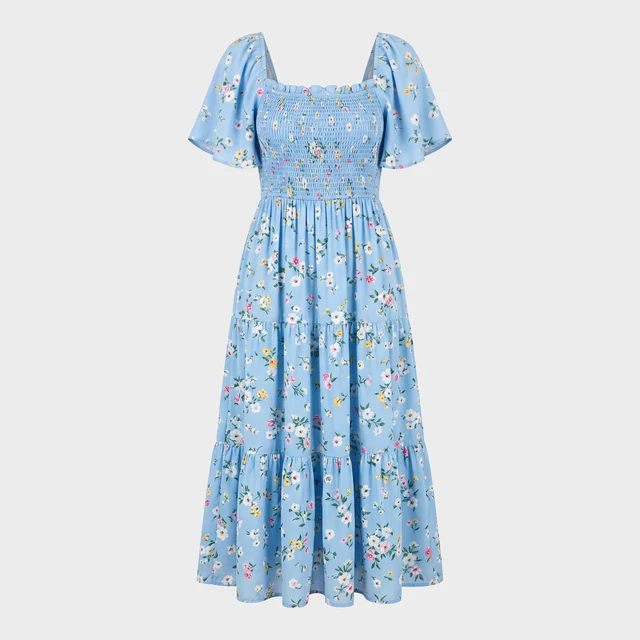 Floral Midi Dress before Feedr